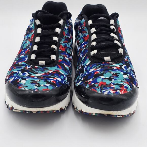 Nike Air Max Plus Black/White/Hyper Blue CU4623-001 Size 6.5Y Womens 8 - Picture 4 of 12
